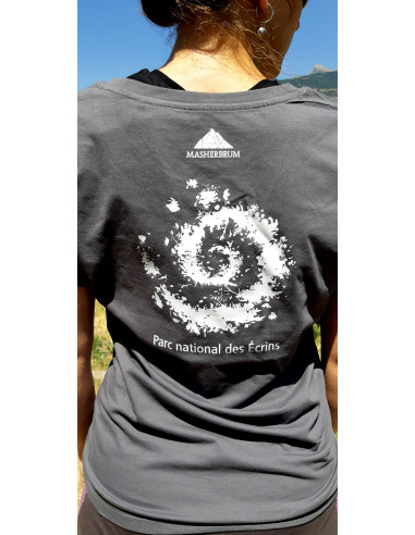 TEE-SHIRT massif des Ecrins FEMME gris
