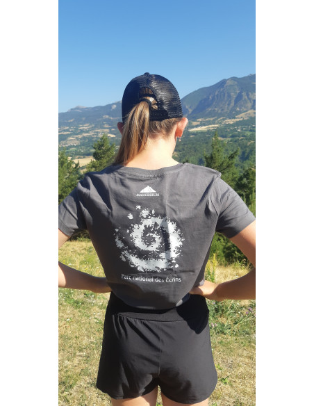 TEE-SHIRT massif des Ecrins FEMME gris