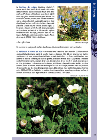 LIVRE RANDOS BOTANIQUE HAUTES-ALPES