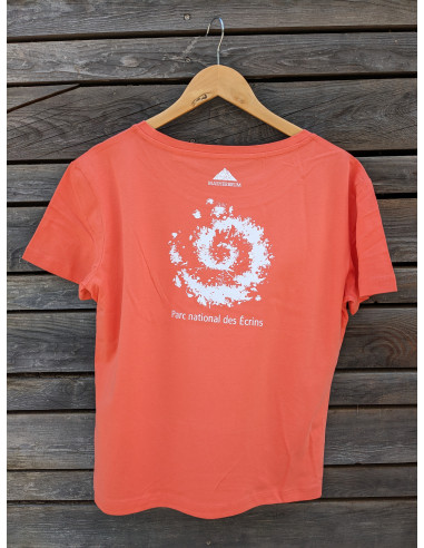TEE-SHIRT massif des Ecrins FEMME CORAIL