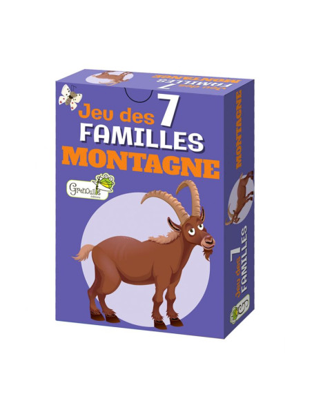 Jeu 7 familles Animaux des montagnes