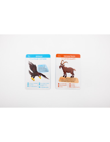 Jeu 7 familles Animaux des montagnes