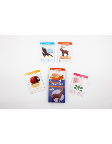 Jeu 7 familles Animaux des montagnes