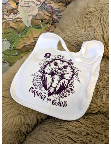 Bavoir "Marmot des Ecrins"