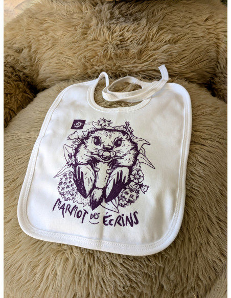 Bavoir "Marmot des Ecrins"