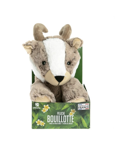 Bouillotte peluche Chamois