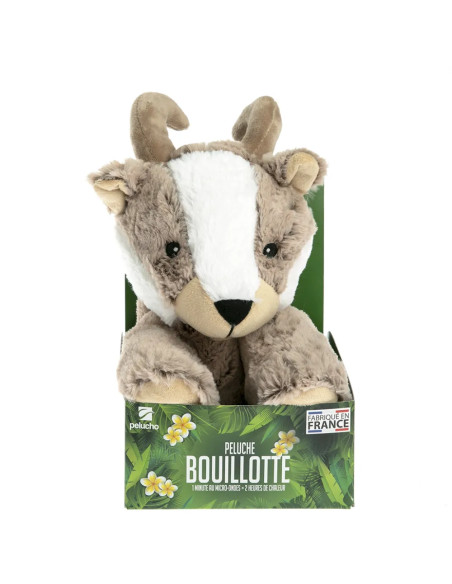 Bouillotte peluche Chamois