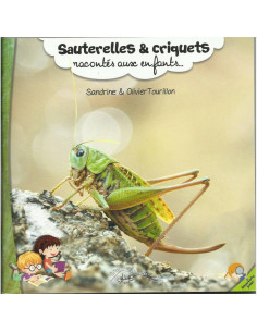 Livre sauterelles et criquets racontés aux enfants