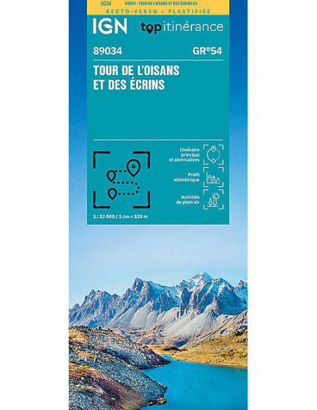 Carte IGN Tour de l'Oisans