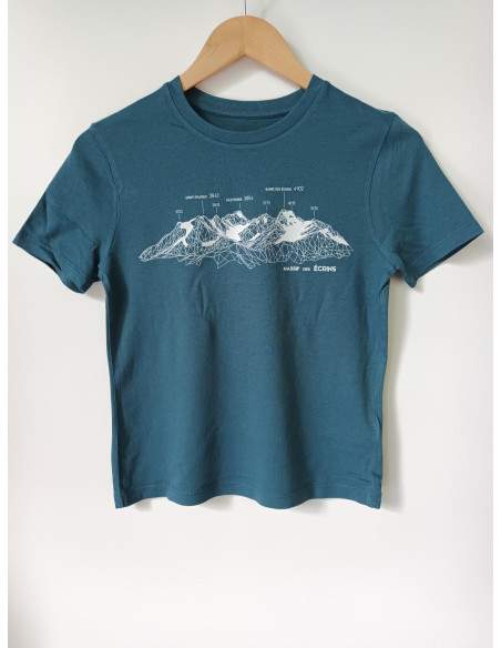 TEE-SHIRT massif des Ecrins FEMME MINERAL
