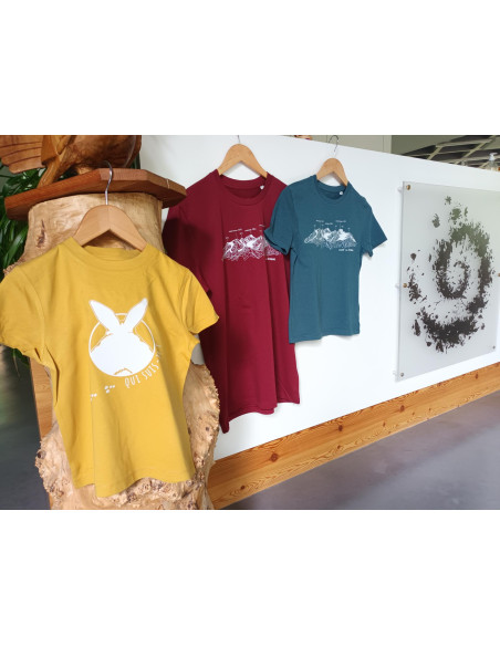 TEE-SHIRT lièvre ENFANT OCRE